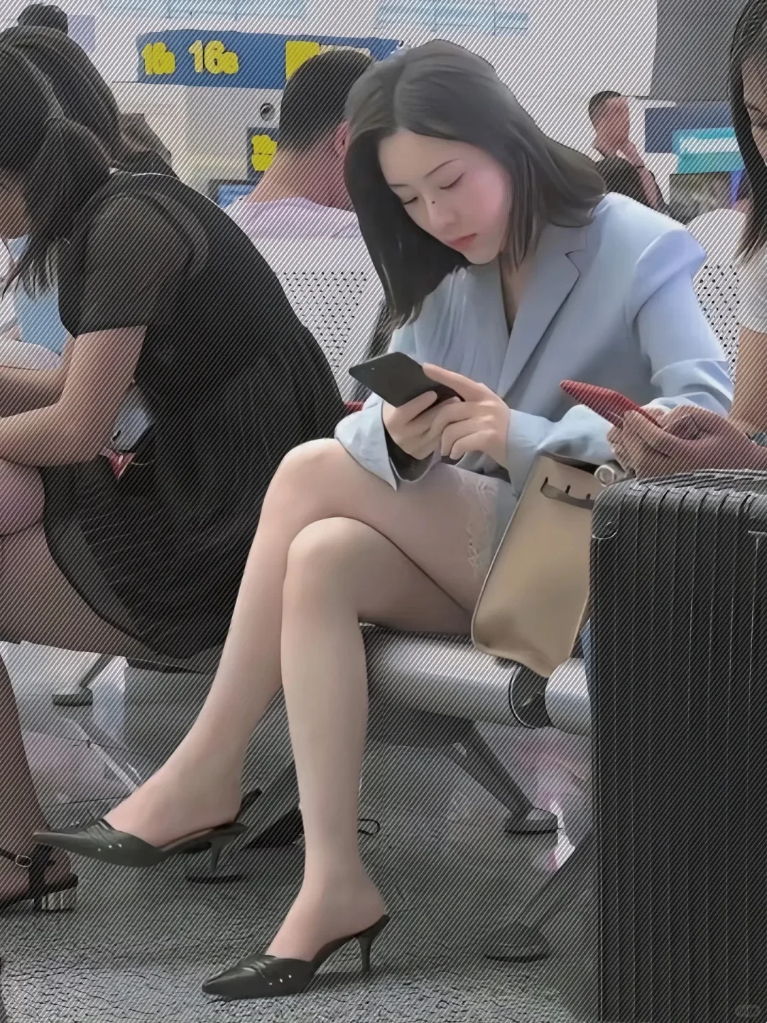 肉丝职业装