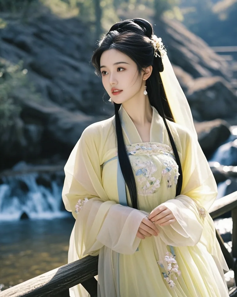 倾国倾城的温柔古装美女