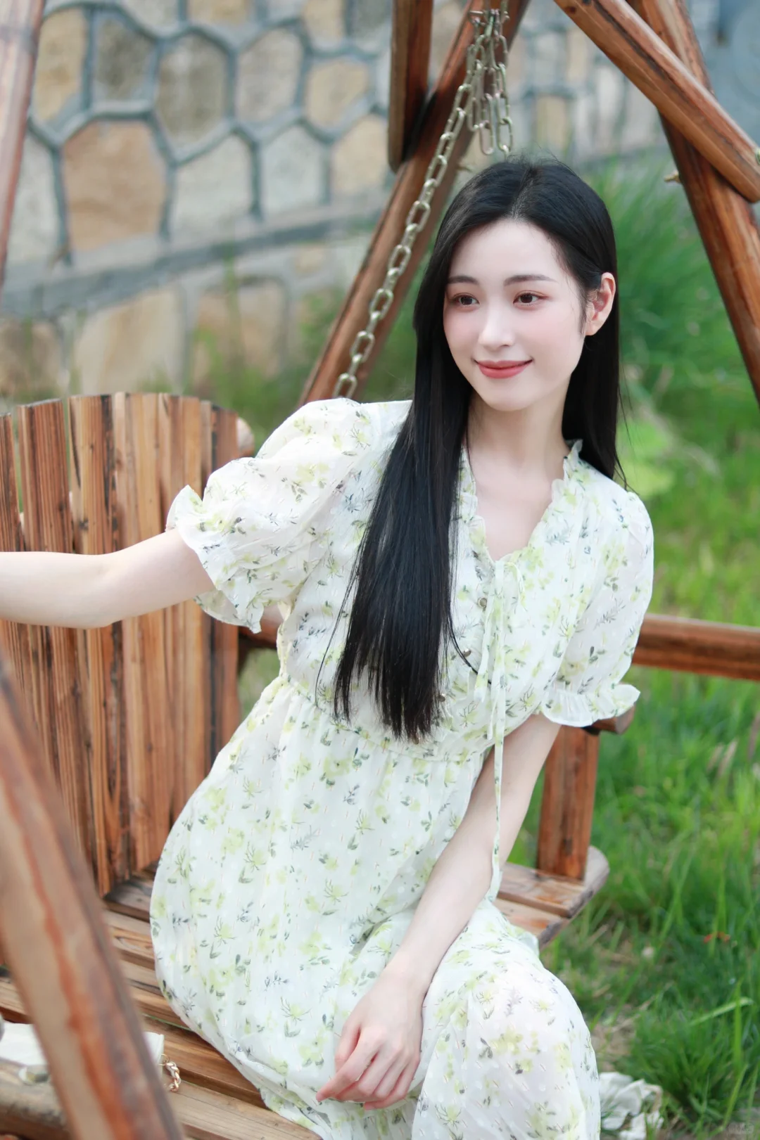 OOTD｜属于夏天的小清新碎花裙～