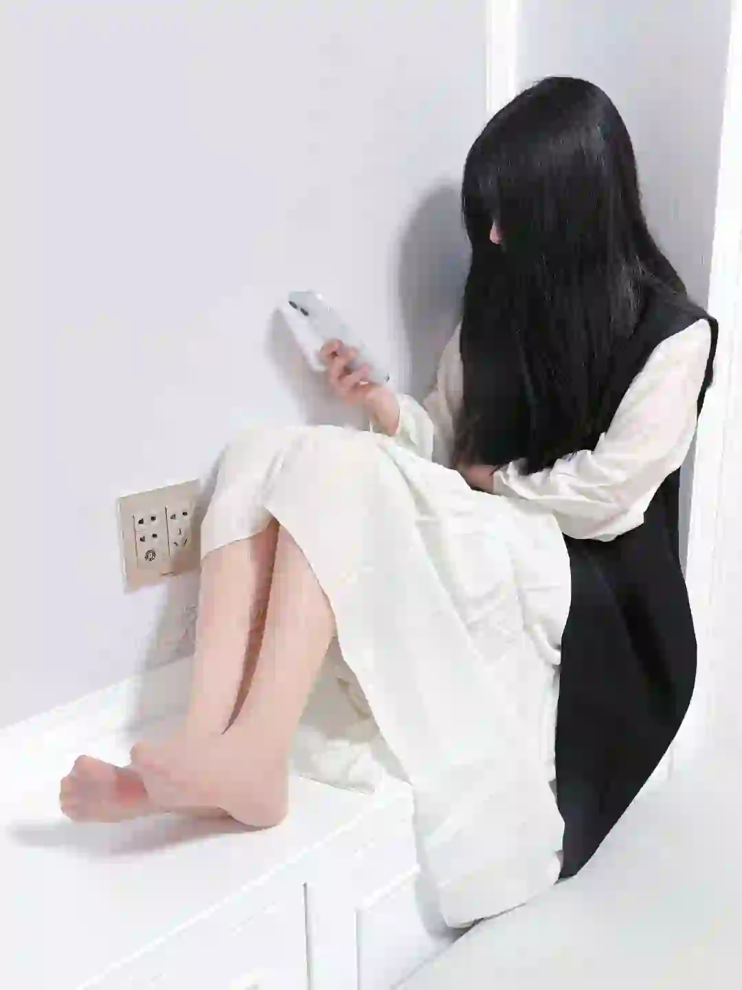 连衣裙配肉丝太软太舒服了吧！