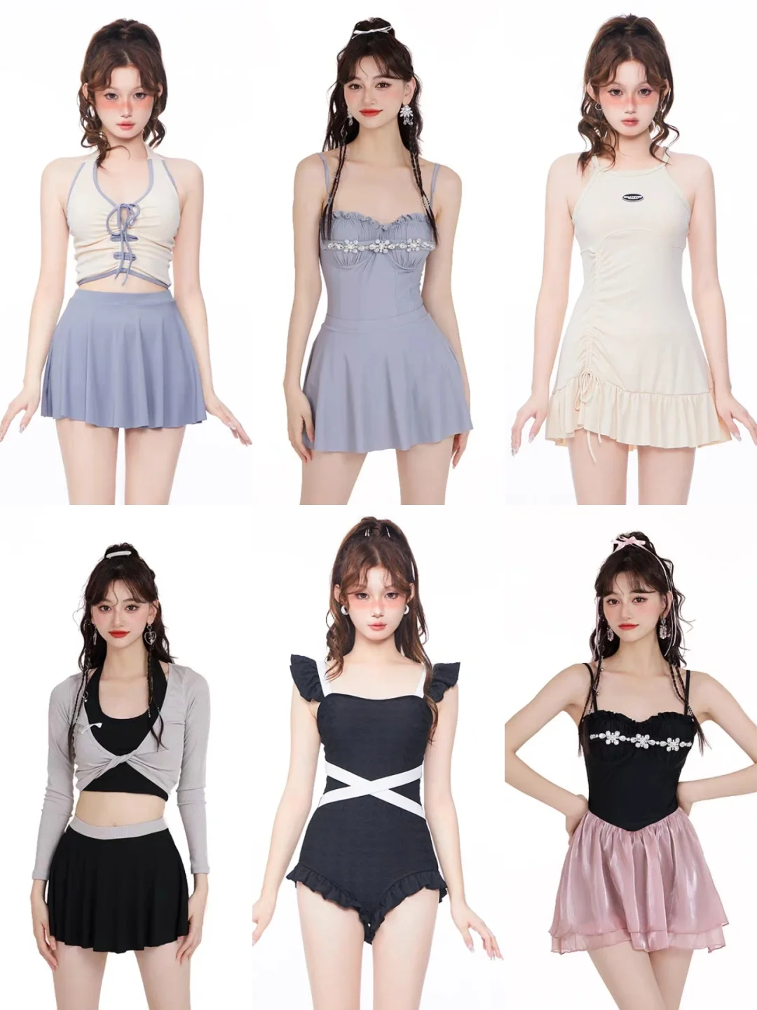 春夏绝美泳衣✨甜妹显瘦～