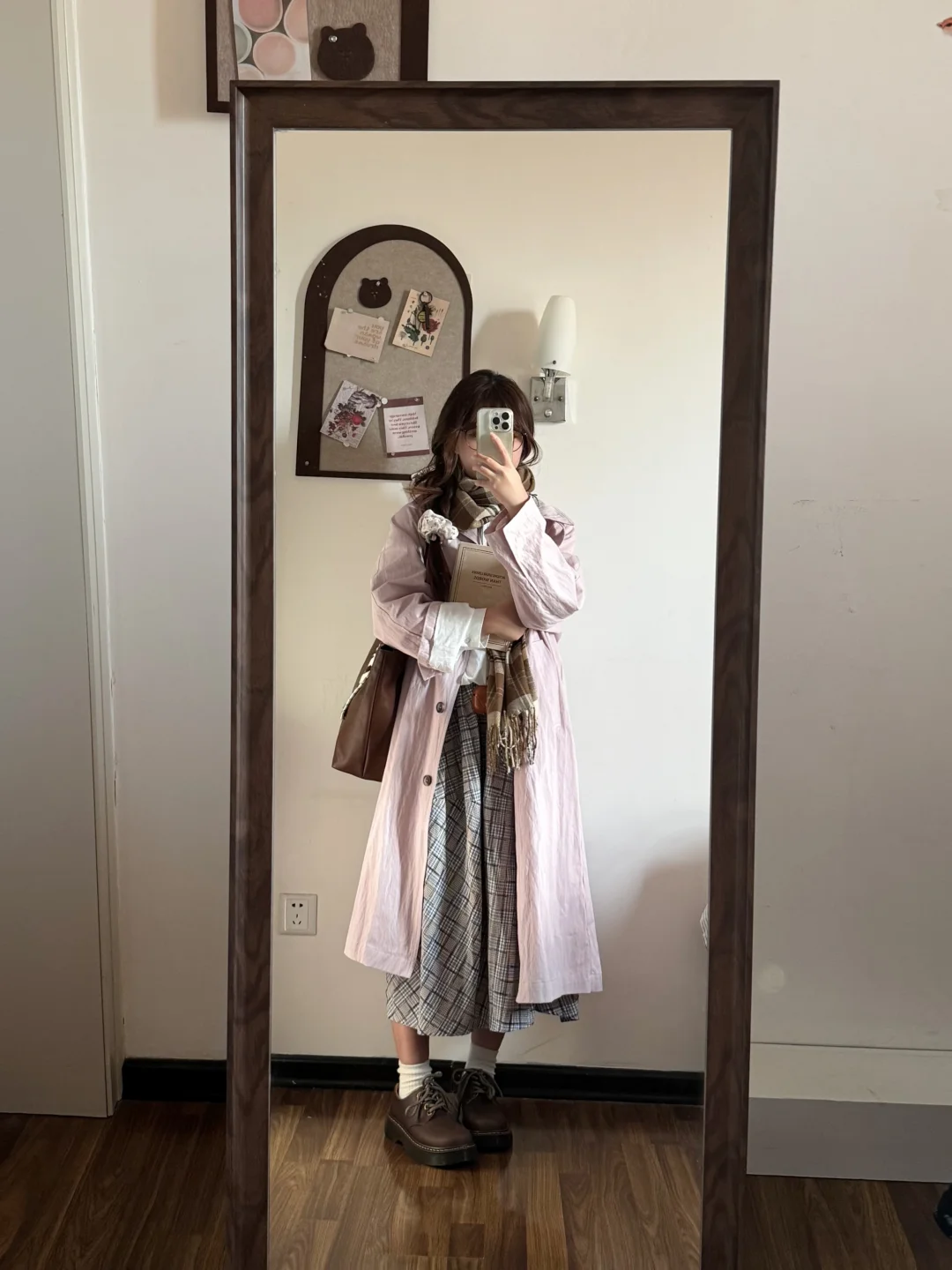 153/93文艺女🍂秋冬氛围感！日系长裙好显瘦～