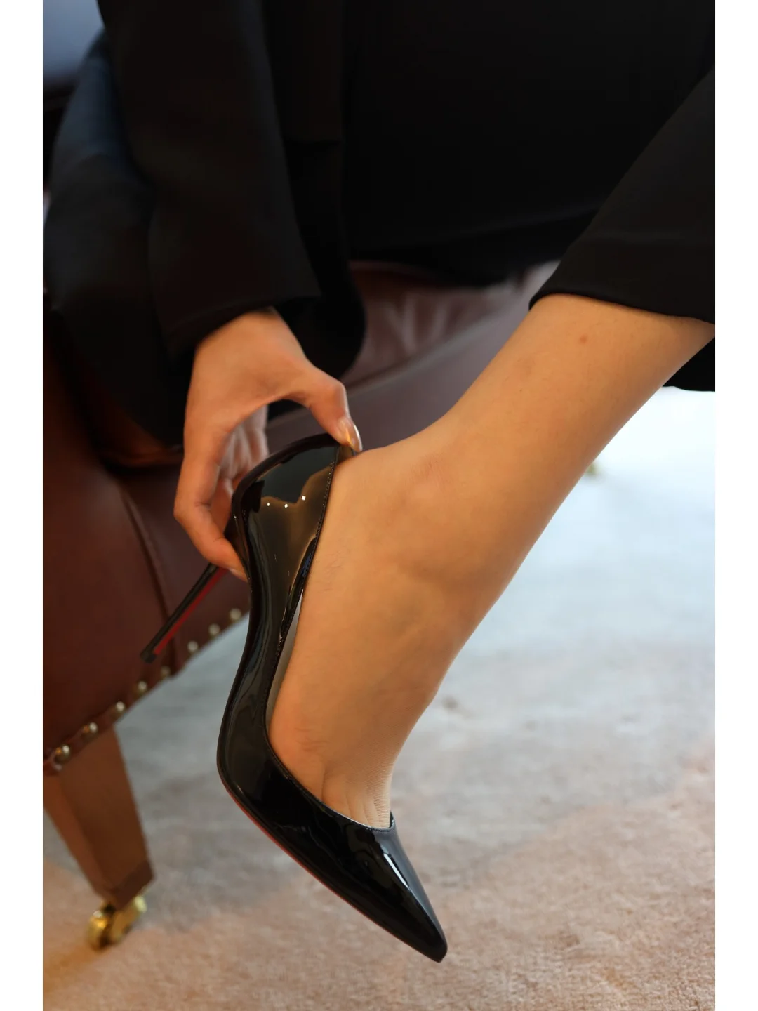 工作需要仪式感～正装、丝袜、高跟鞋👠