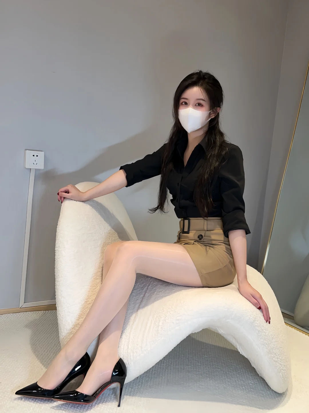 是小时候喜欢的大姐姐模样.