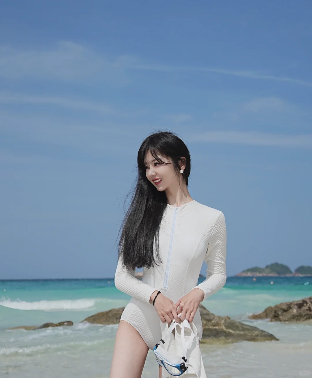 终于成为一名合格的自由潜女孩啦👧🏻