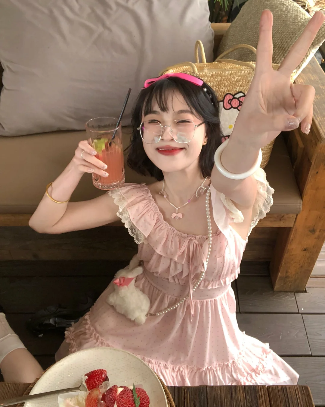 啊啊好甜！🍓自带俏皮少女感的裙子真的少见！