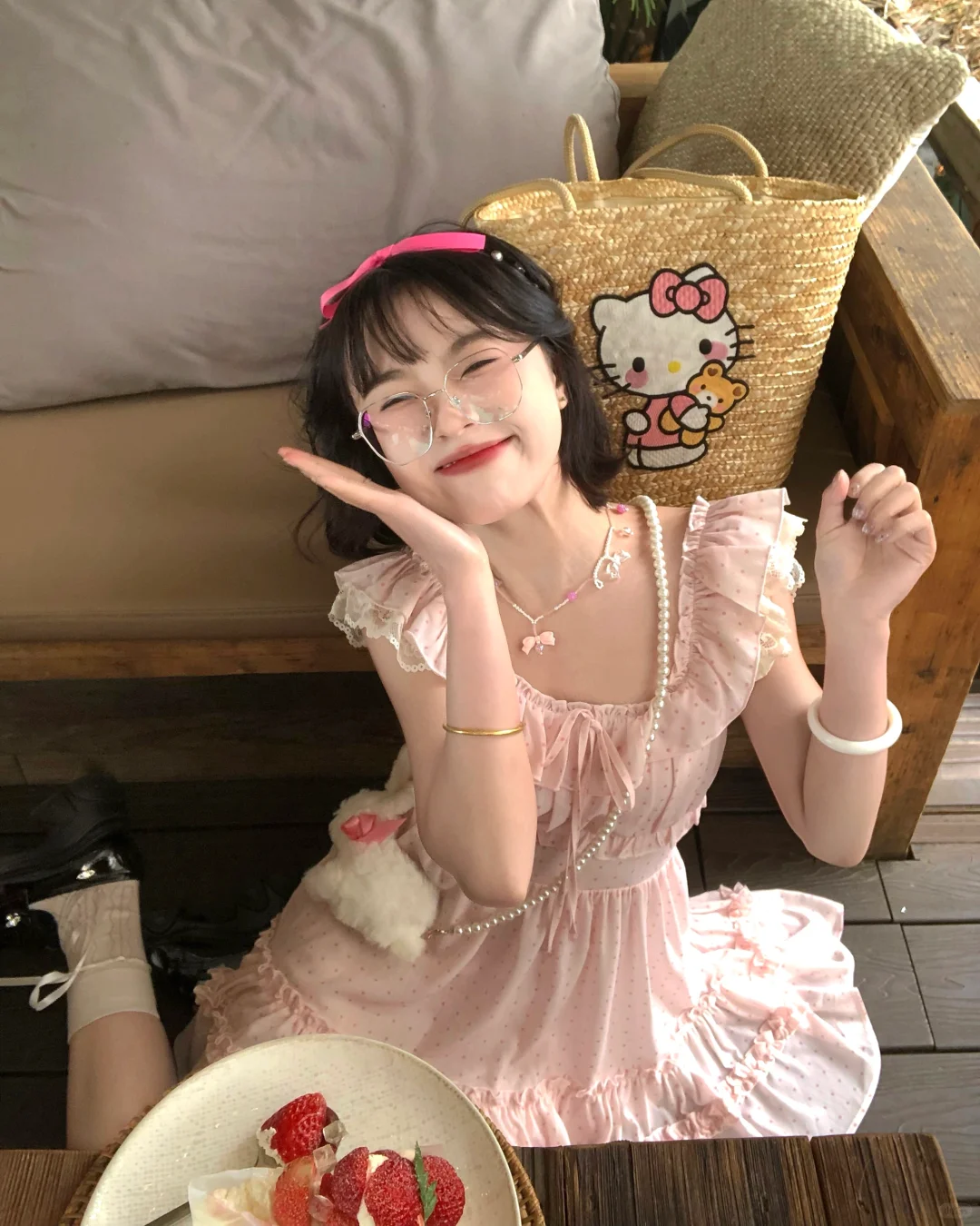 啊啊好甜！🍓自带俏皮少女感的裙子真的少见！
