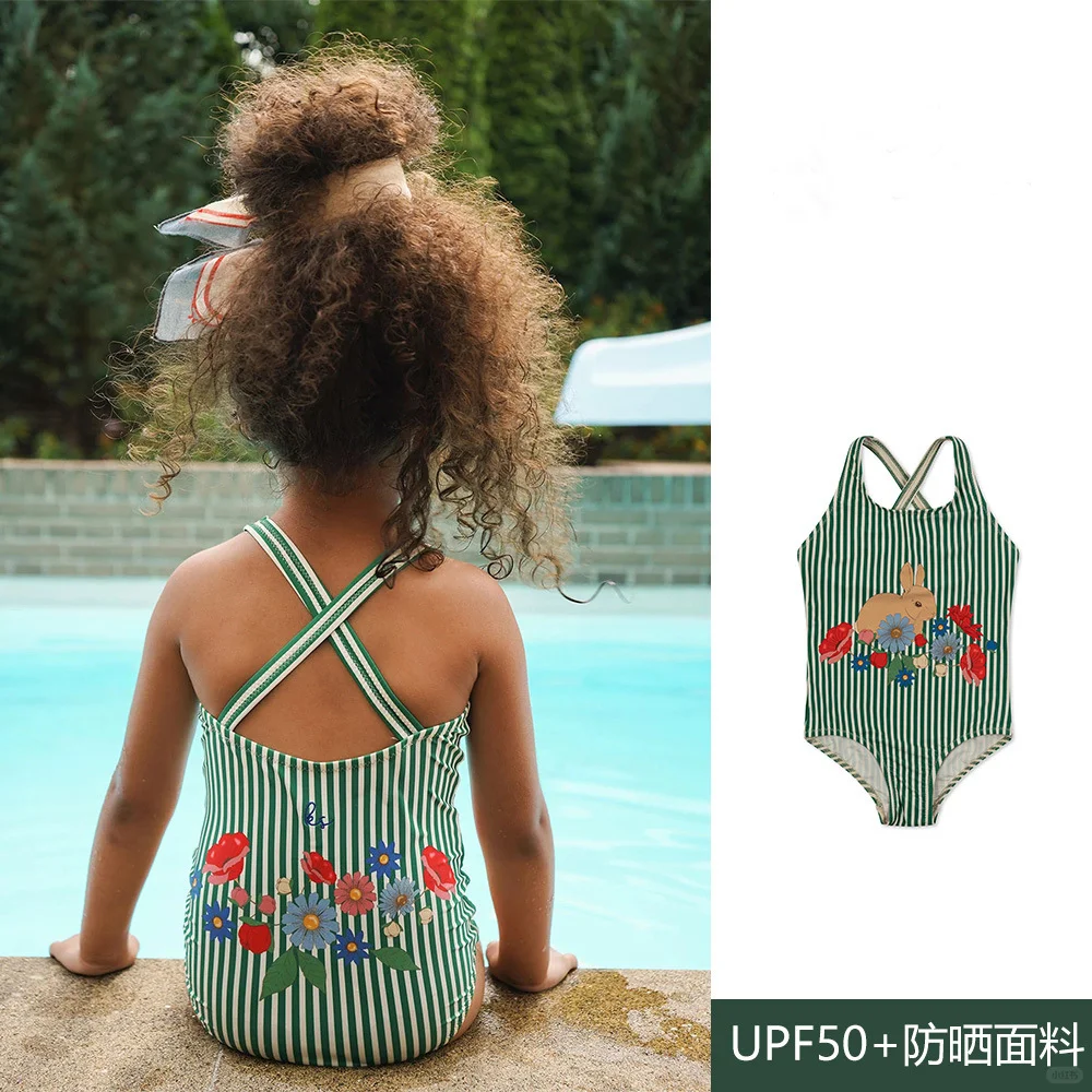 夏日必备👧🏊‍♀️女童可爱兔兔泳装