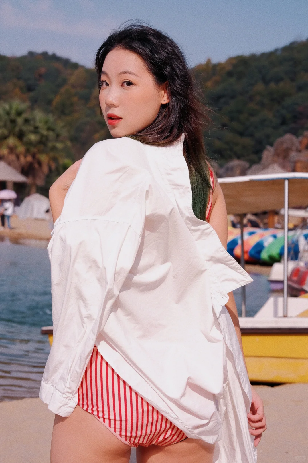 替你们晒晒太阳看看海