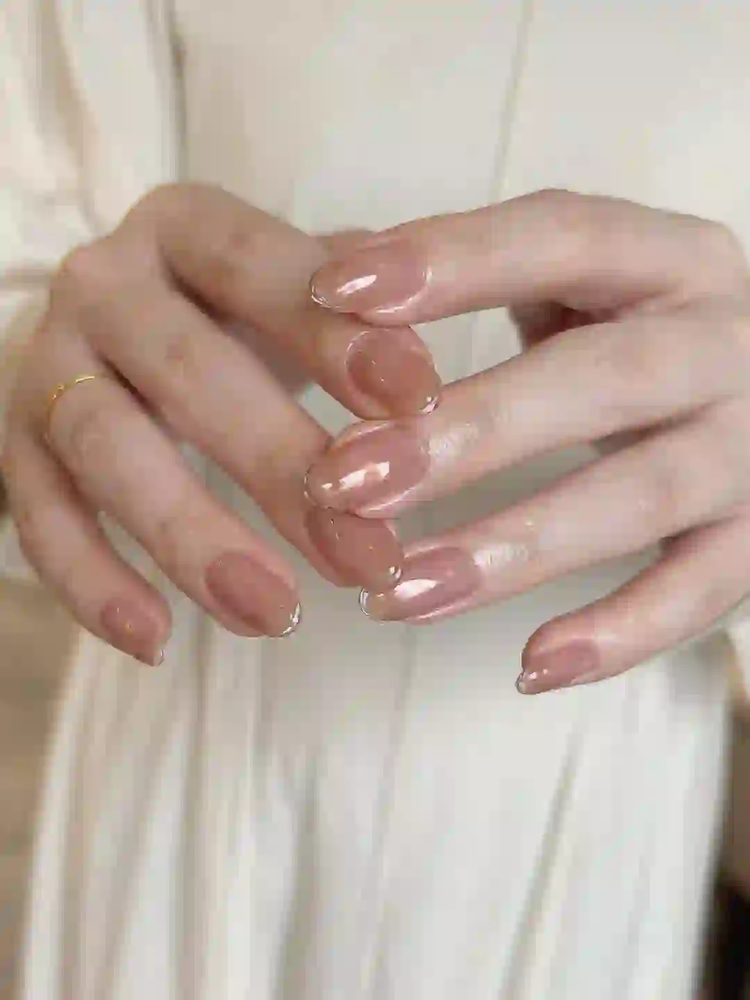 Nail•🎀甜心柔粉晕染法式美甲真的好爱呀！！