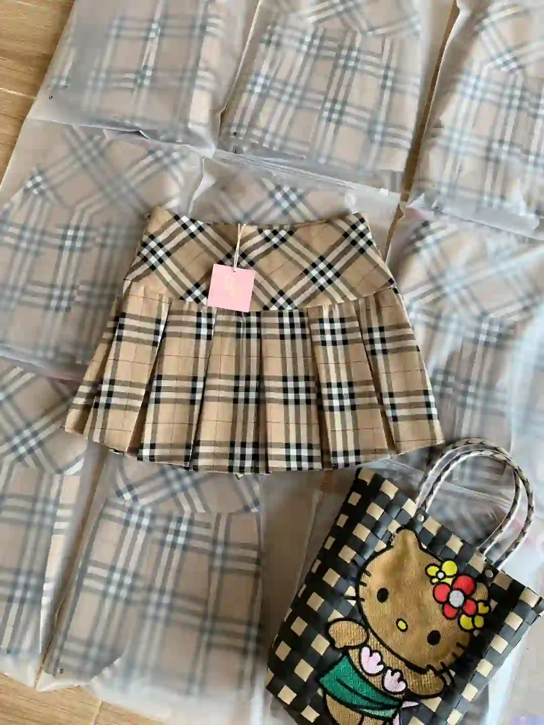 🎀🧸咖色格纹太正了！！！第二批📦到货～