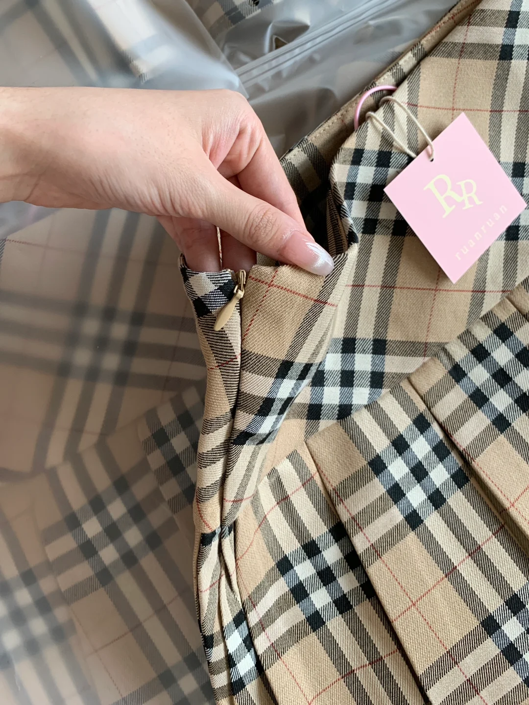 🎀🧸咖色格纹太正了！！！第二批📦到货～