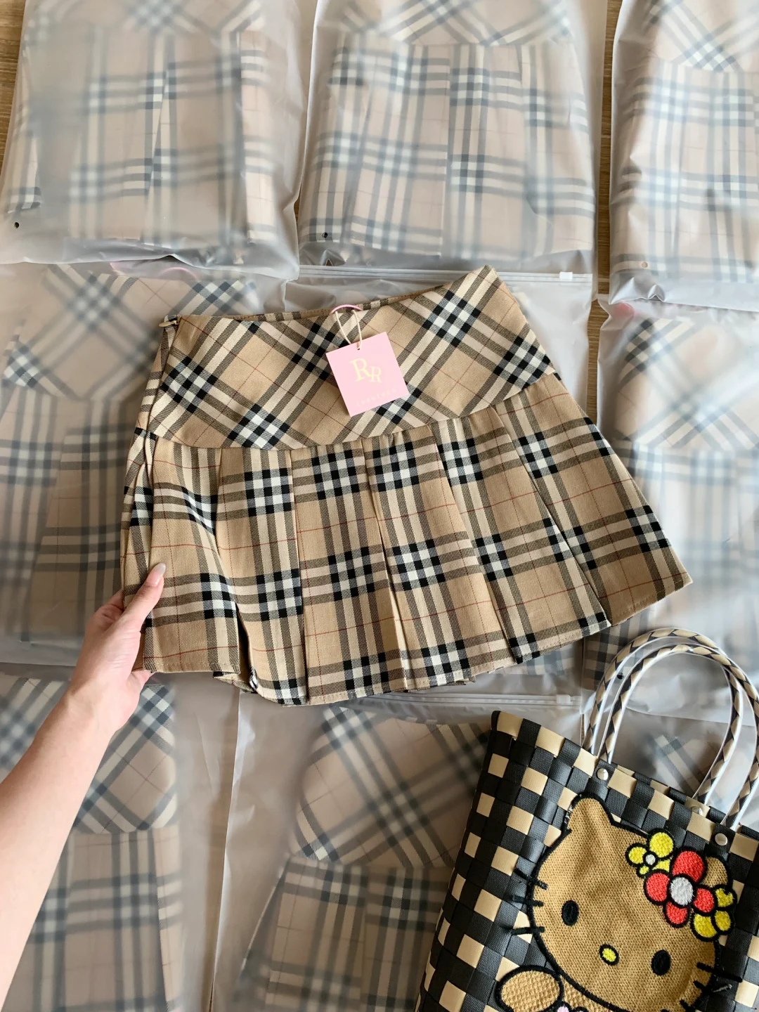 🎀🧸咖色格纹太正了！！！第二批📦到货～