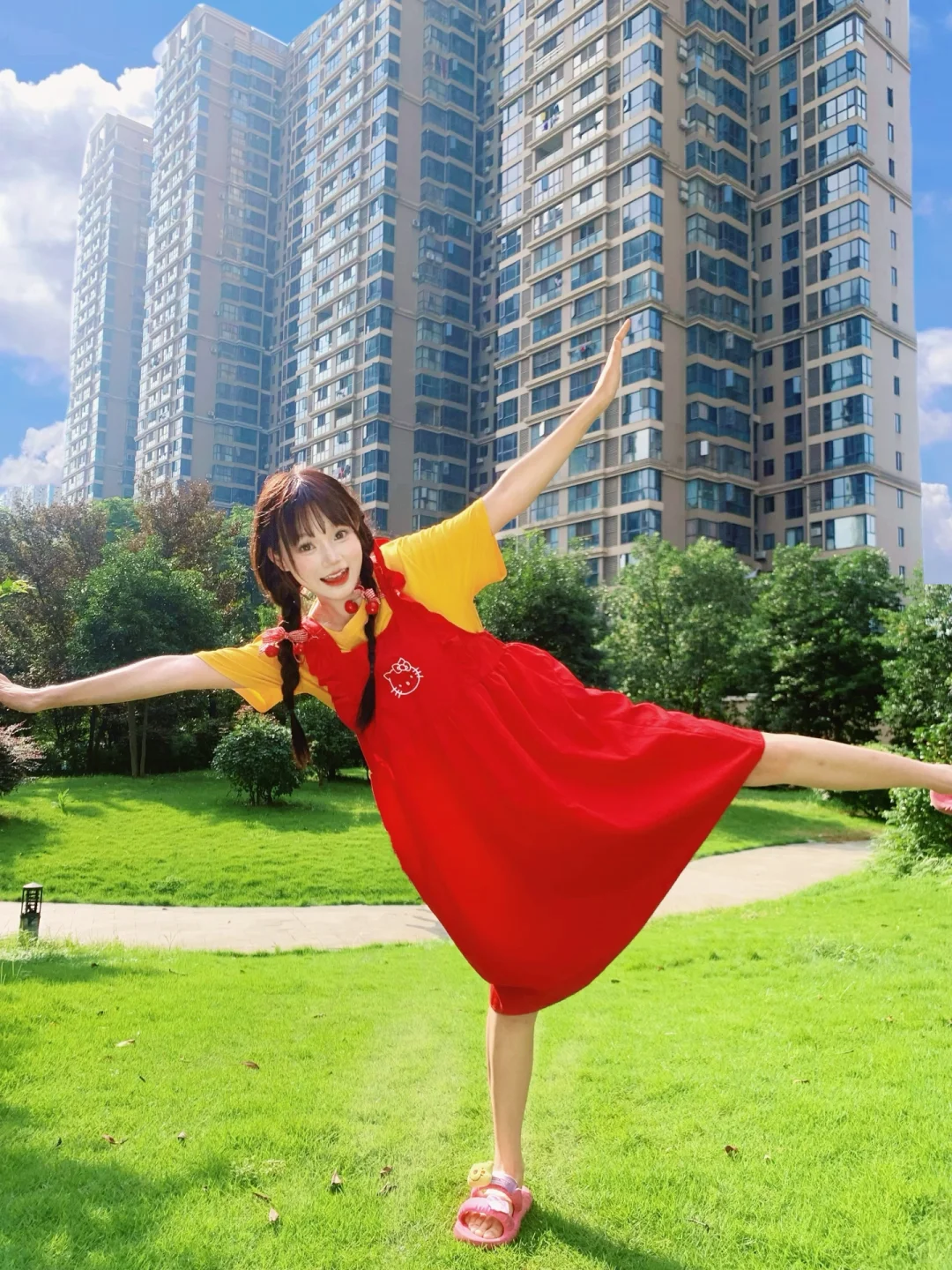 o(｀ω´ )o🫧超元气的公园拍照姿势来啦～🌳