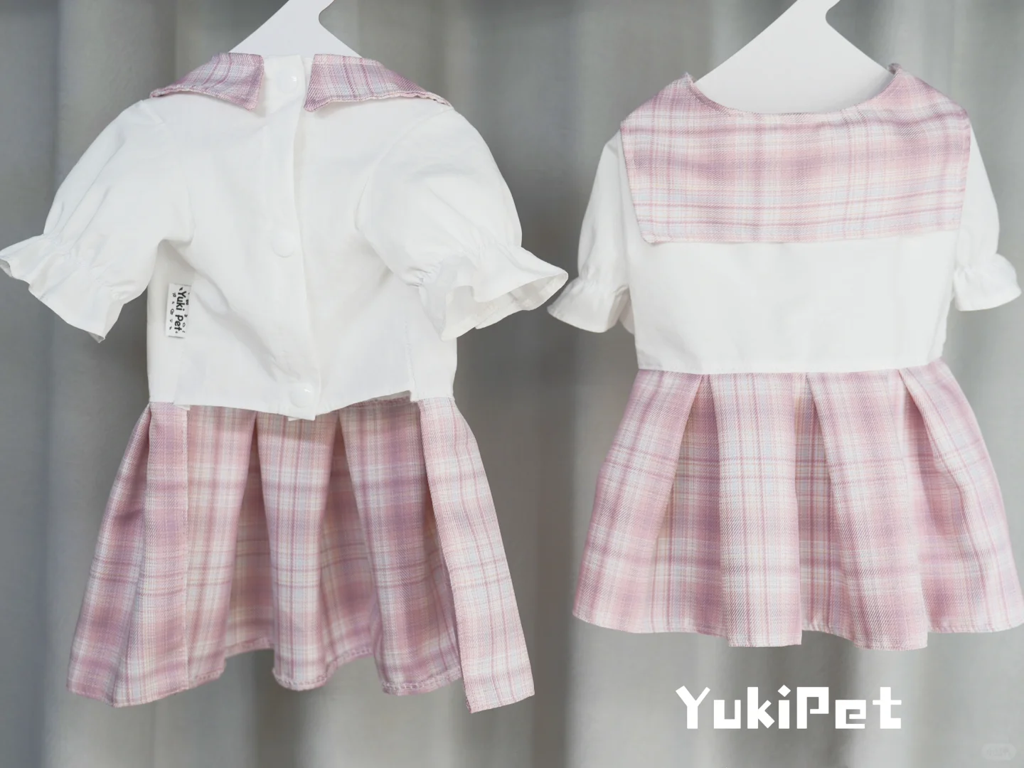 宠物衣服| 小狗校供感JK制服 粉色JK小裙子