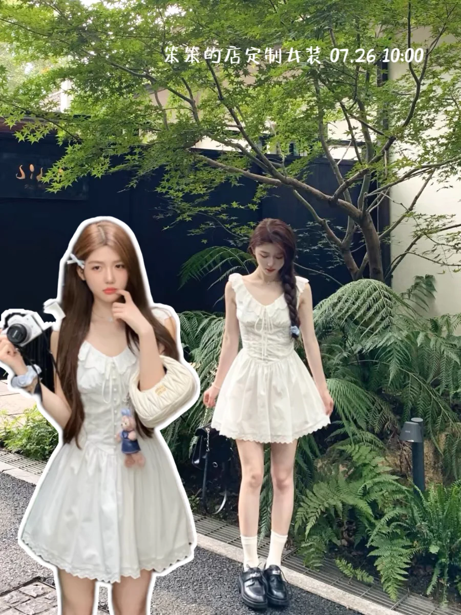 夏日甜妹穿搭✔一眼心动了～