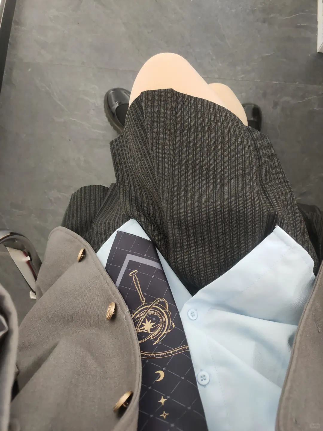 穿jk制服被人问怎么没见我在床上穿过