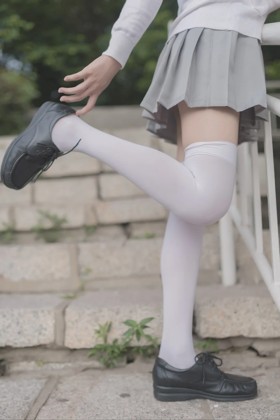 jk＋过膝白丝
