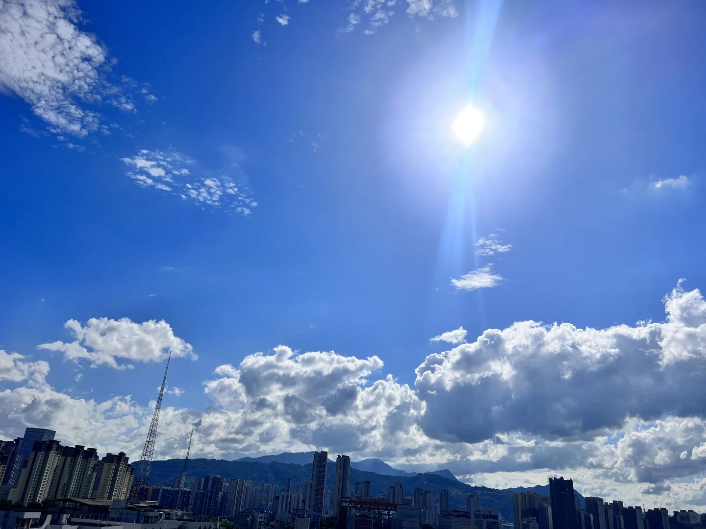 今天天气特别好（晒）