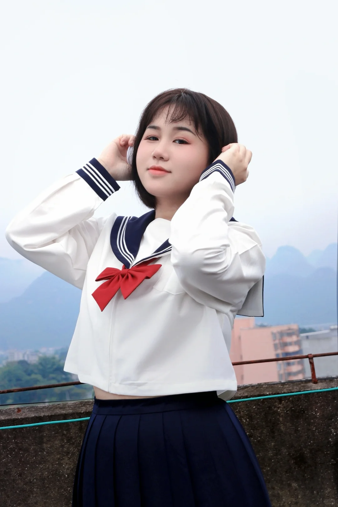 天台jk少女写真