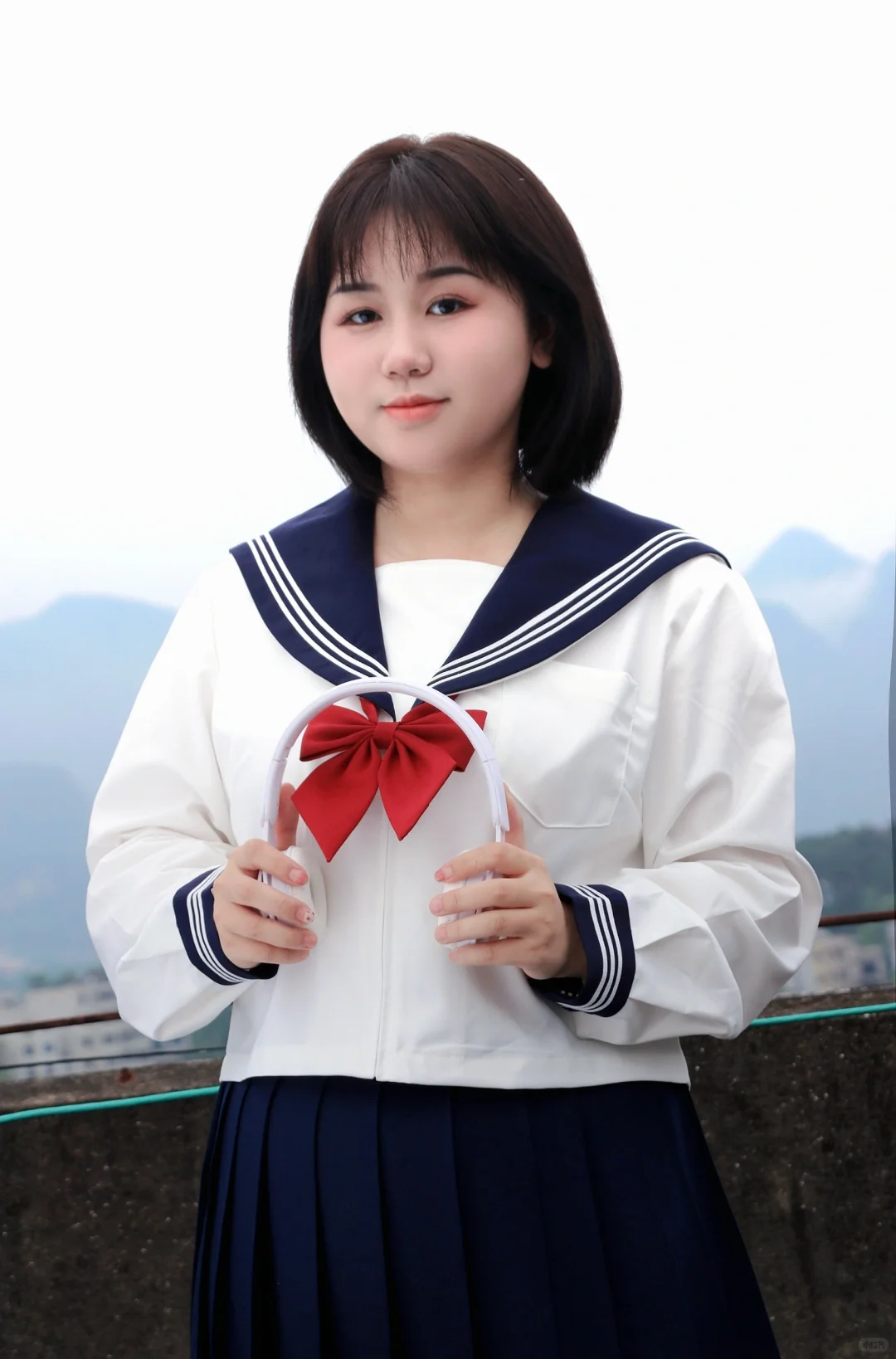 天台jk少女写真