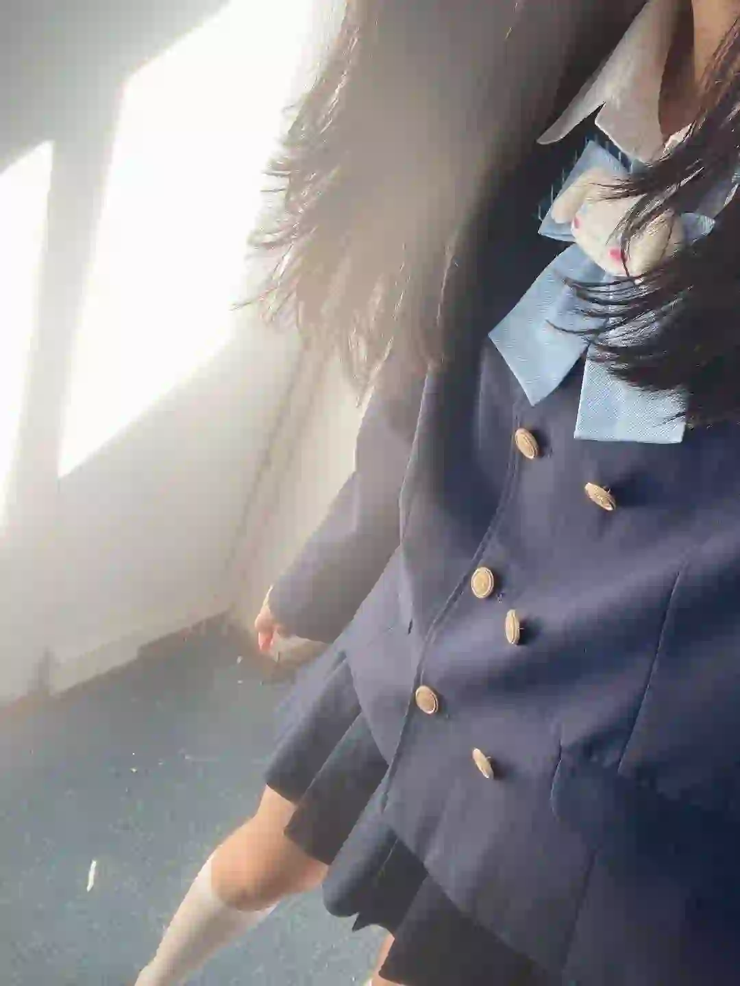 爱穿jk的小女孩