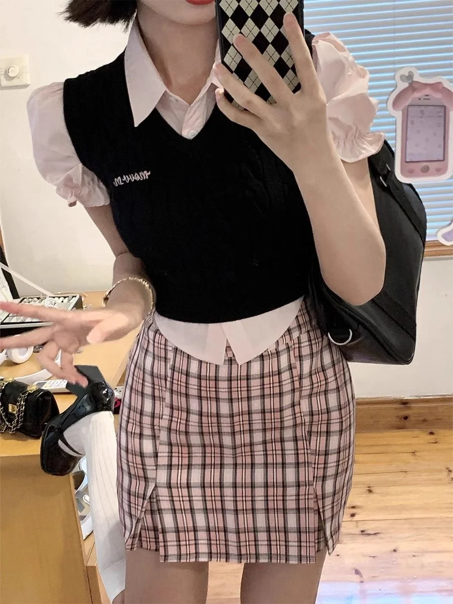 学院风jk套装 今日份OOTD