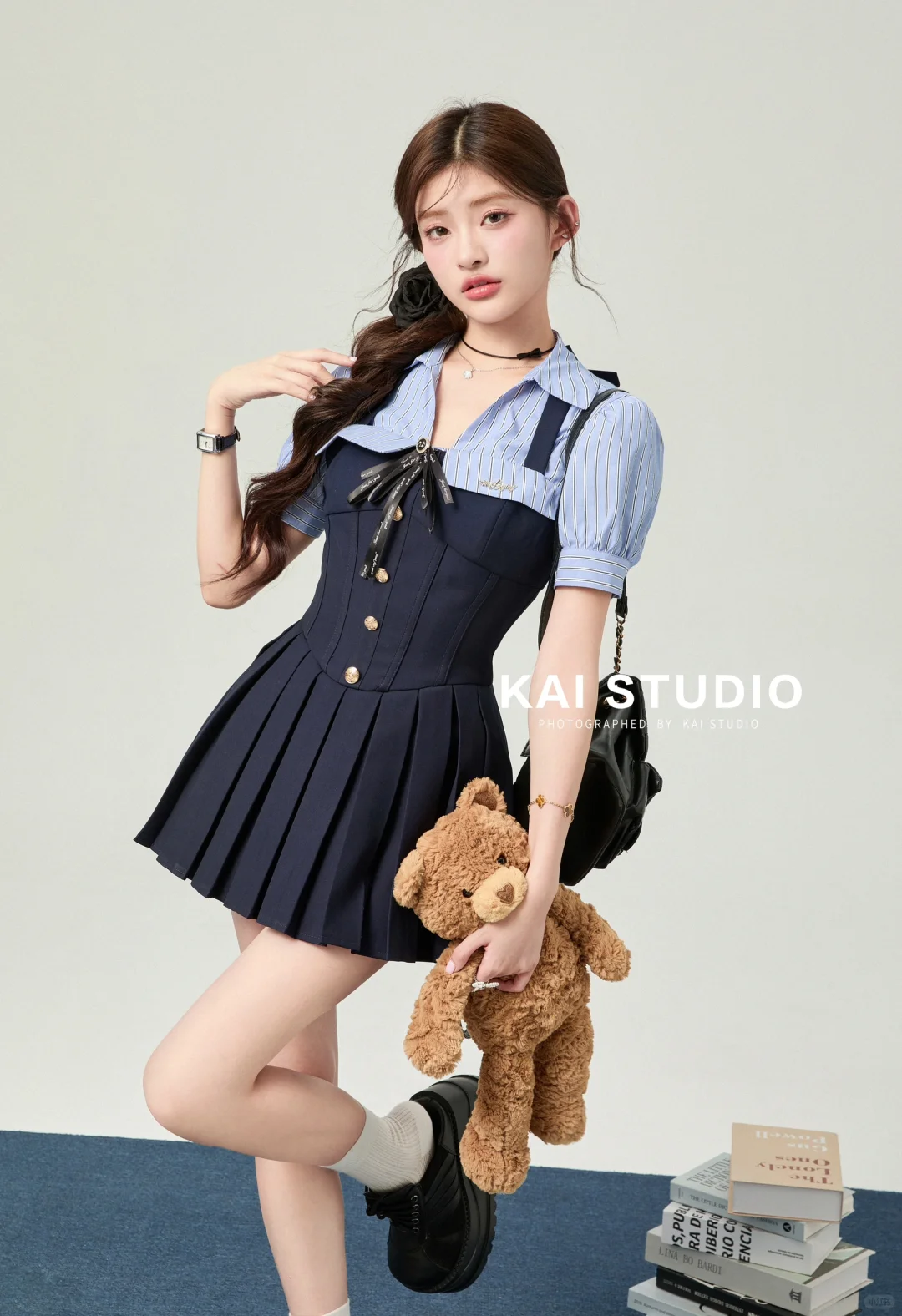 商业摄影｜辣妹学院JK lookbook 拍摄