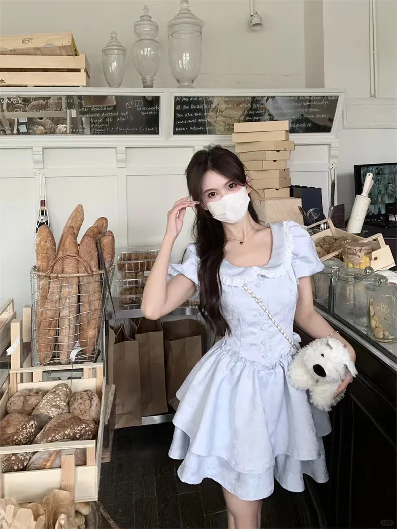 这样子穿好甜啊！氛围感拉满