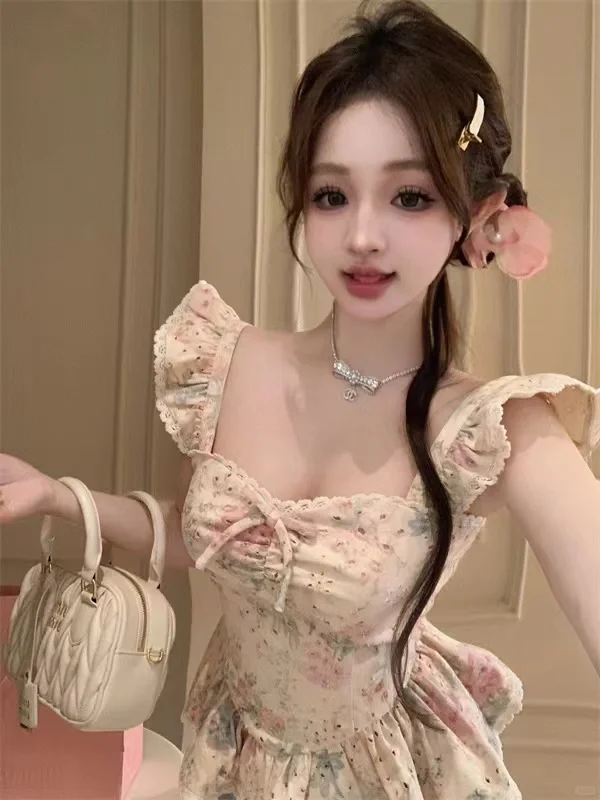 这样子穿好甜啊！氛围感拉满