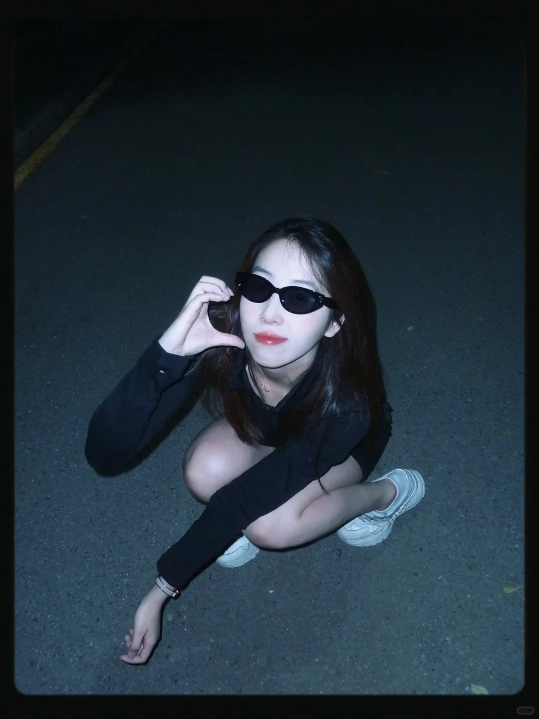抓到一只夜晚出没的酷帅甜妹