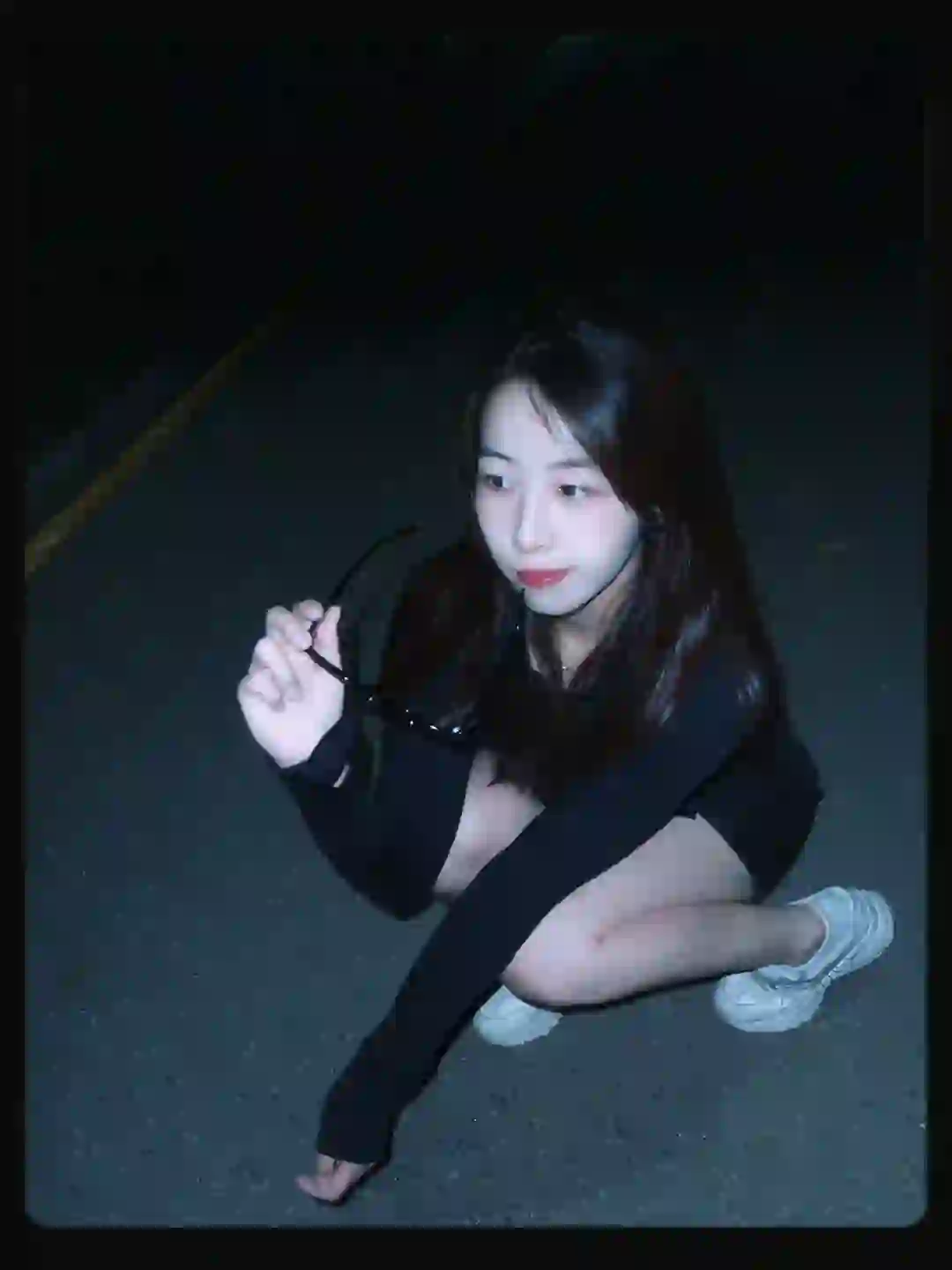 抓到一只夜晚出没的酷帅甜妹