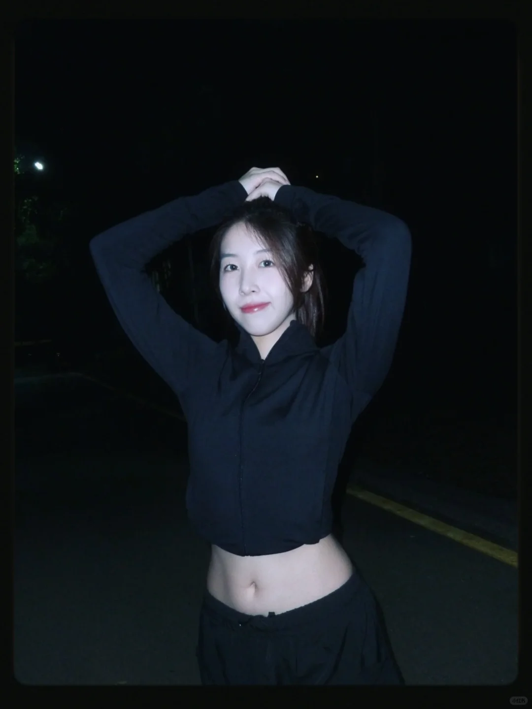抓到一只夜晚出没的酷帅甜妹