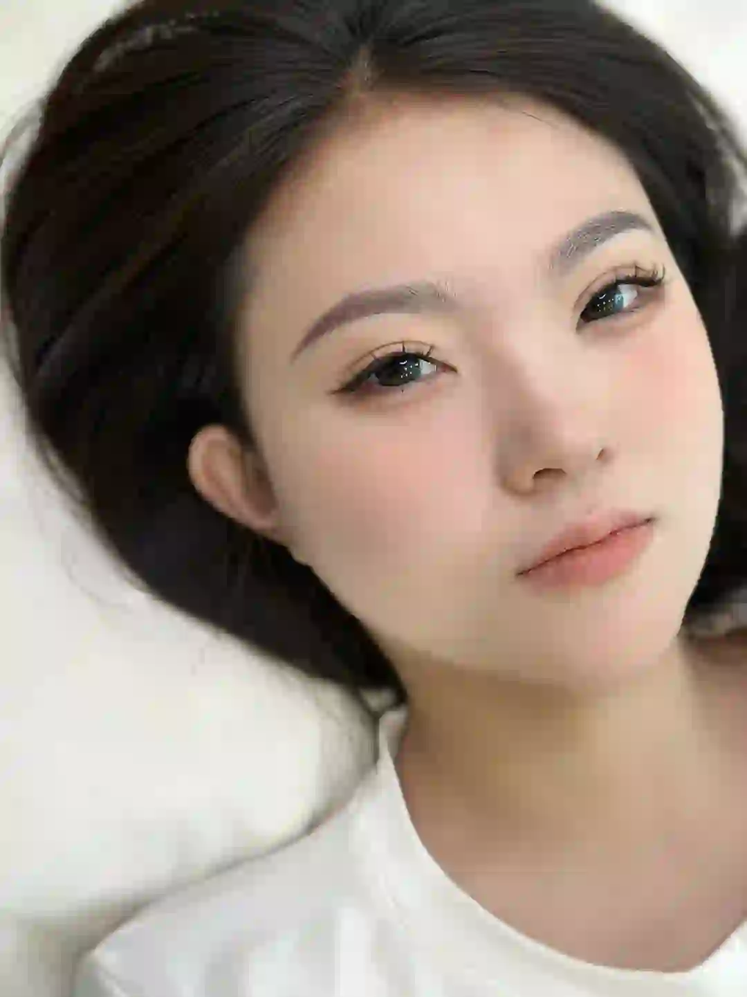 小圆脸甜妹的天菜眉形