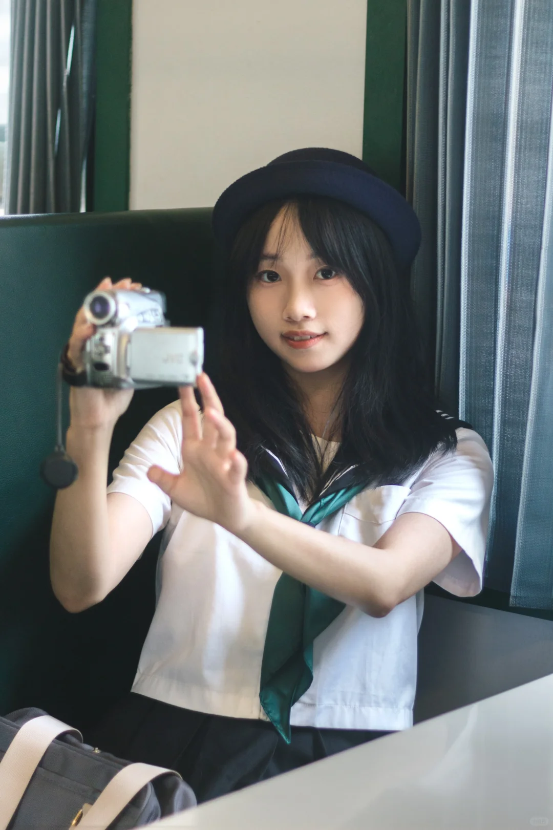 在火车公园拍到了日系Jk🚞附拍照点