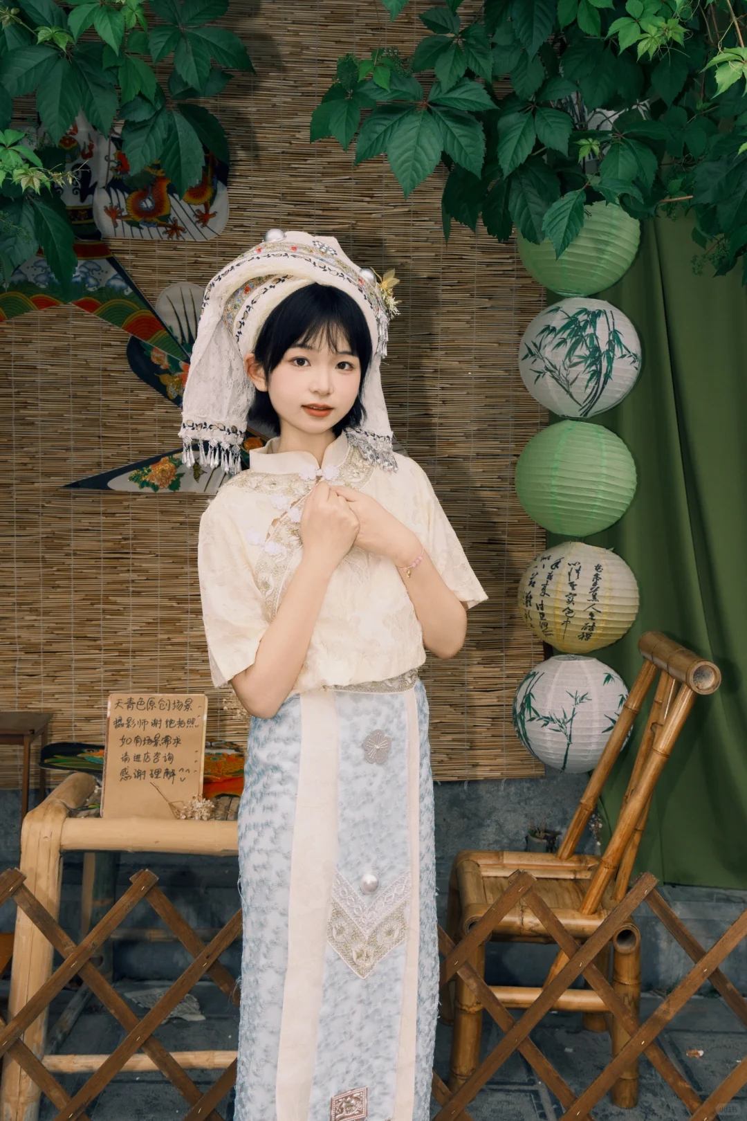 壮族和花，真的超搭！