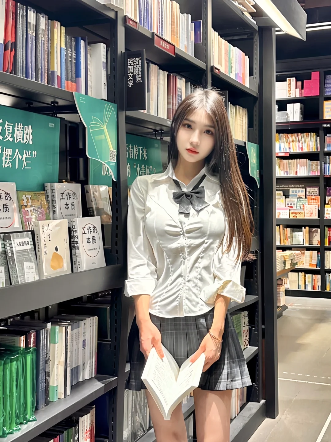 在书店偶遇的JK