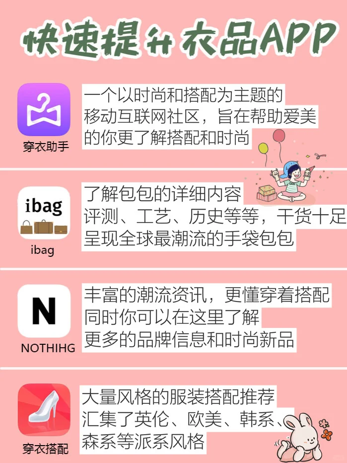 20个快速提升衣品的app💗你的搭配灵感