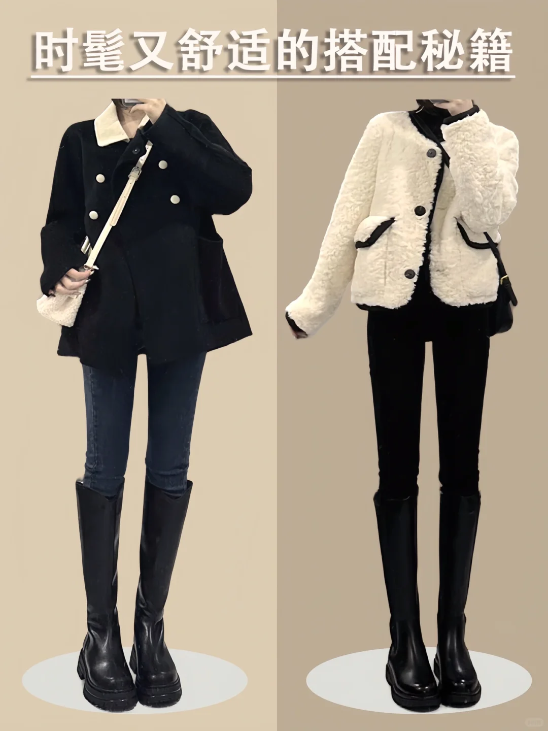 入冬穿搭让你美出新高度🌸温柔风冬季穿搭❄️