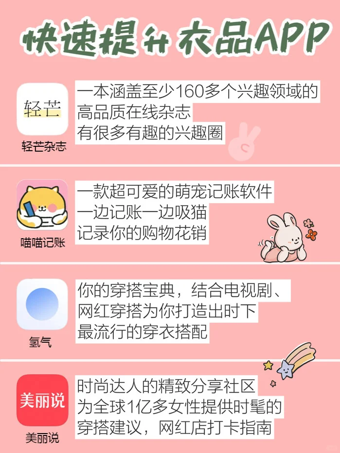 20个快速提升衣品的app💗你的搭配灵感