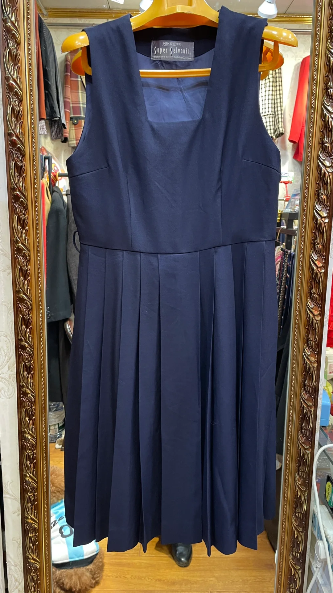 绀色JK绀色背心裙JK制服百褶裙大小萌款