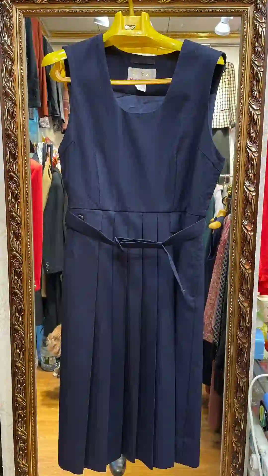绀色JK绀色背心裙JK制服百褶裙大小萌款