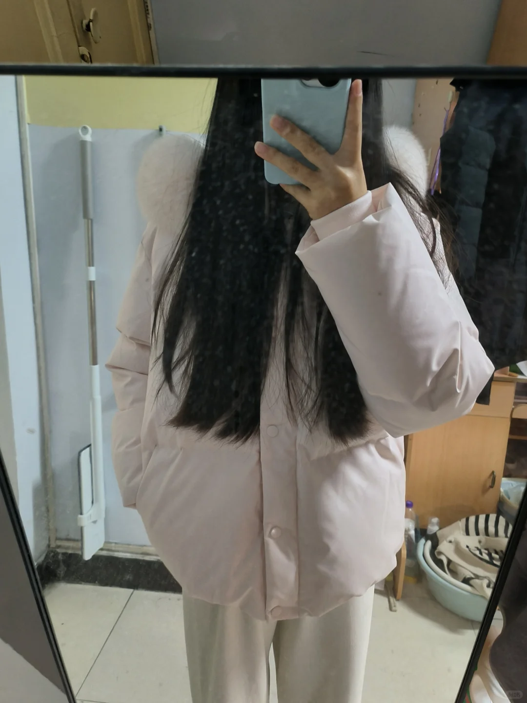 一万姐妹看过的甜甜妹宝羽绒服上身图来啦！