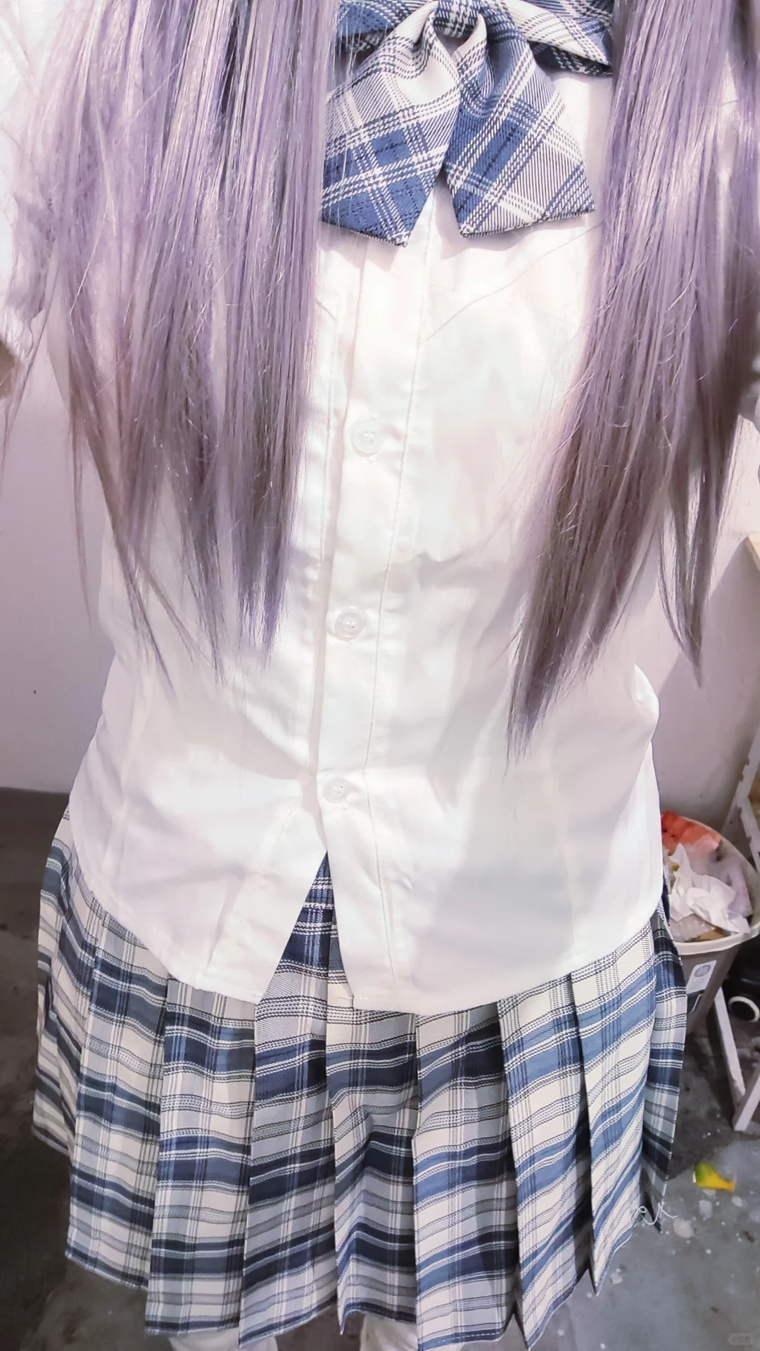 求助，第一次穿JK制服怎么感觉怪怪的
