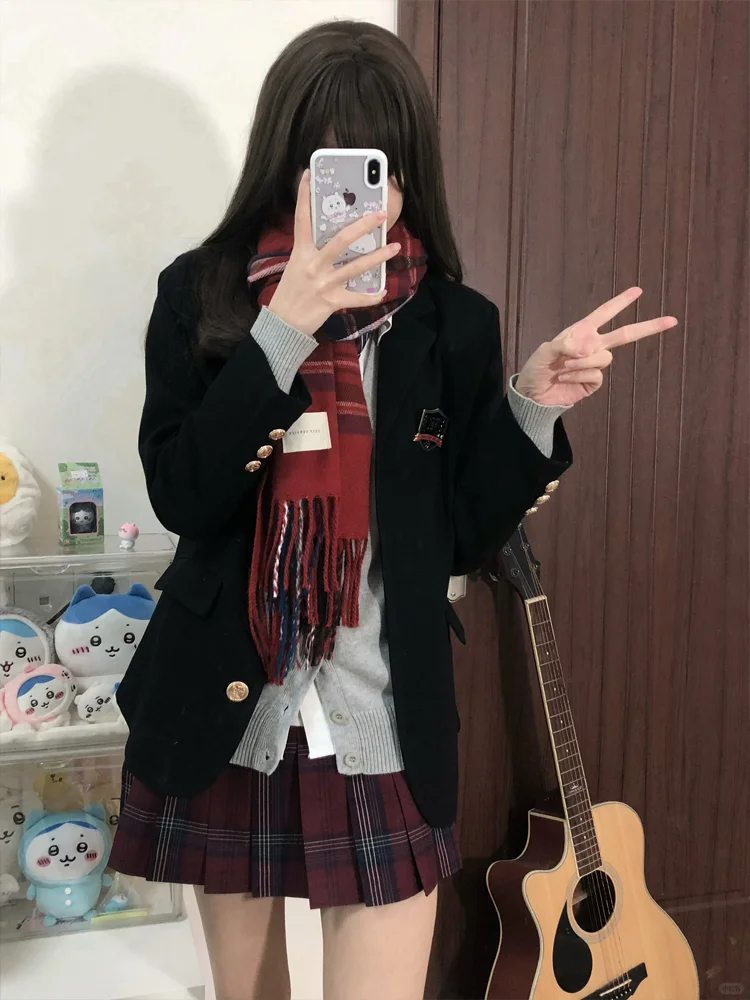 🎄圣诞红格裙穿搭指南🎅