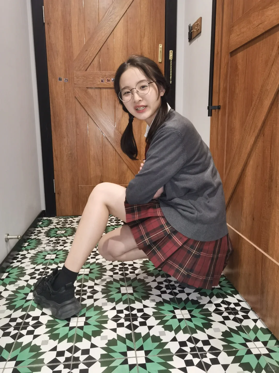 不愧是jk 像我这种屌丝穿上也挺好看