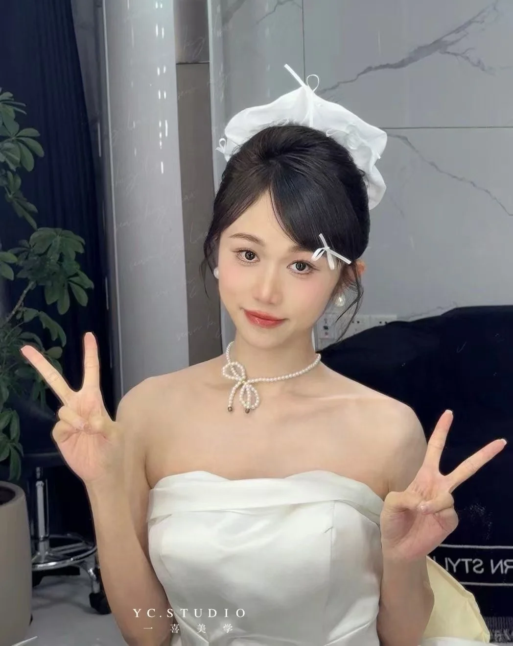 可爱甜妹妆❣️，广州增城新娘跟妆化妆师