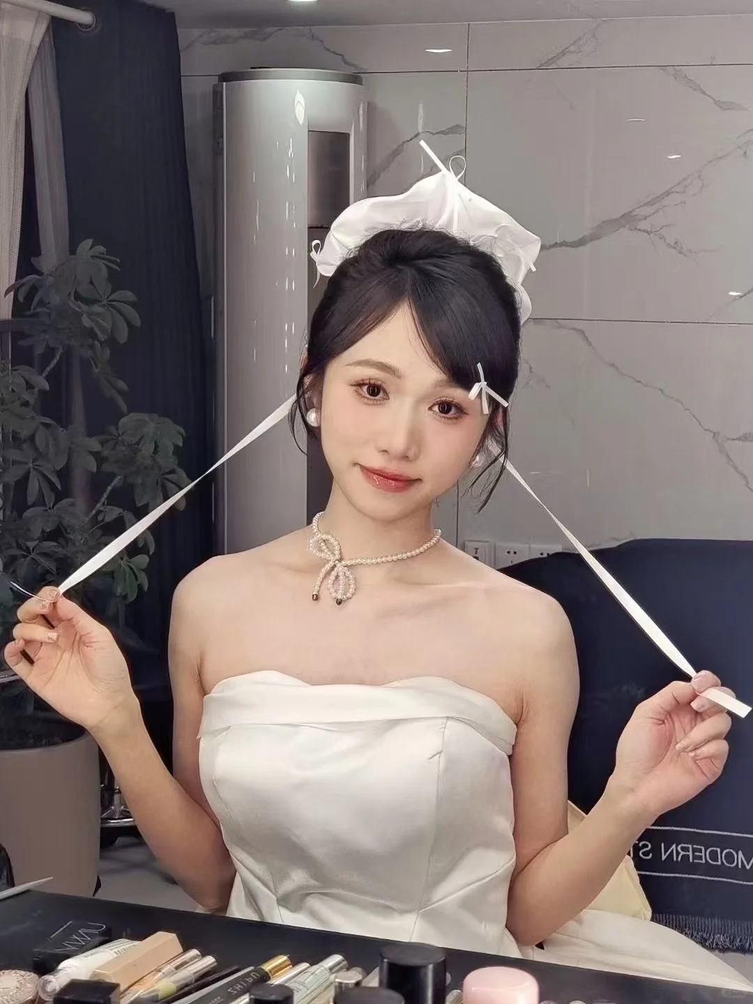 可爱甜妹妆❣️，广州增城新娘跟妆化妆师