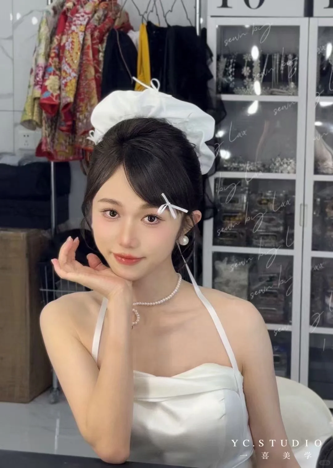 可爱甜妹妆❣️，广州增城新娘跟妆化妆师