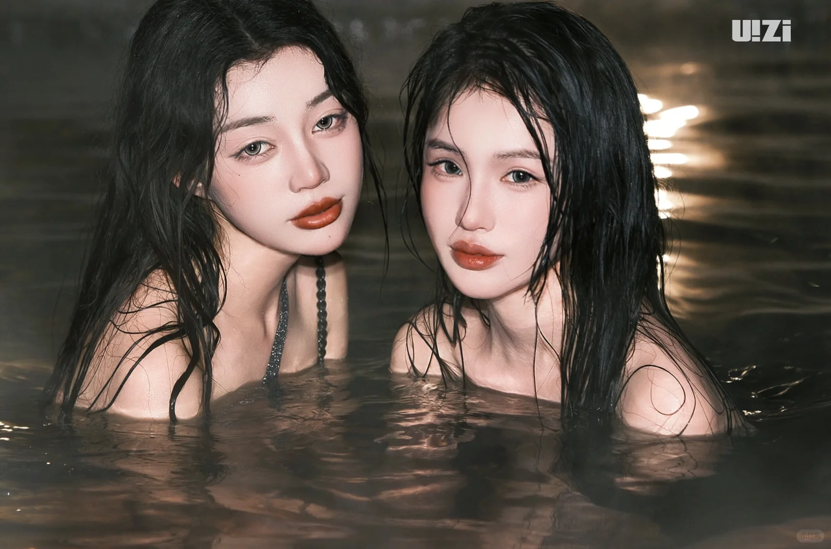 和你姐妹泡温泉♨️这样拍